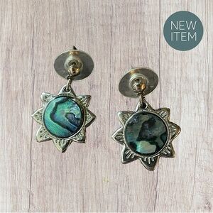 GREEN 3D 90S VINTAGE EARRINGS